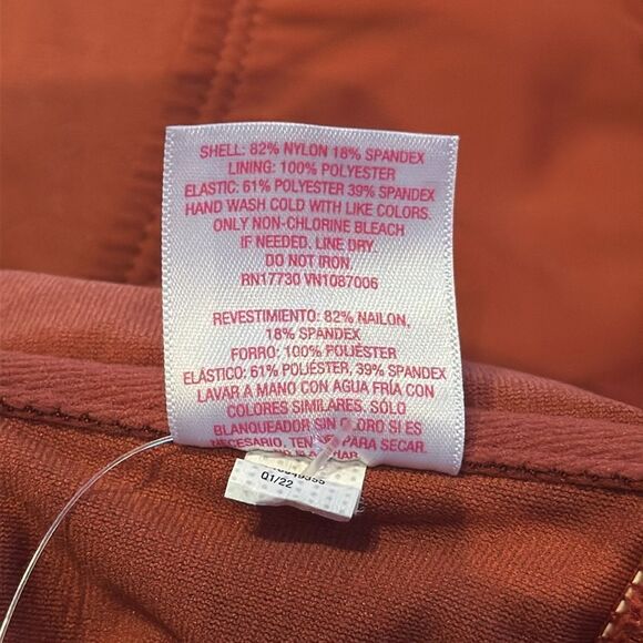 Women’s Xhilaration Plus Size Orange 2 Piece Bikini Smocked Top Size 2X NWT - Picture 9 of 12